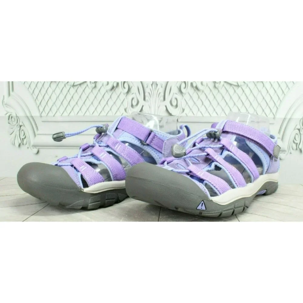 Keen Purple Nylon Closed Toe Bungee Cord Waterproof Outdoor Sandals Size 7 - Picture 2 of 9